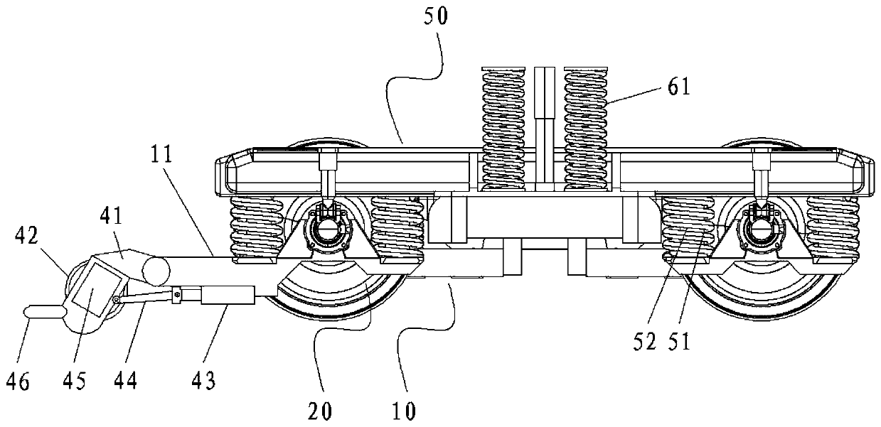 Light rail bogie