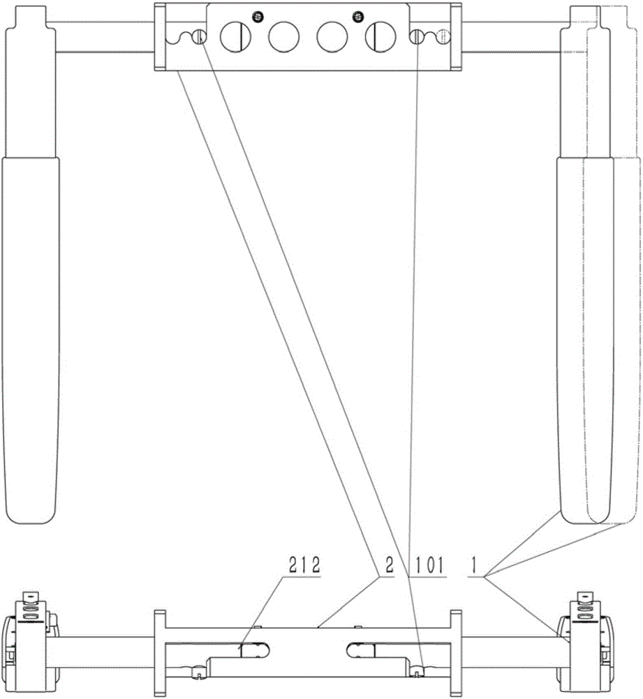 Length-adjustable storable seat armrest