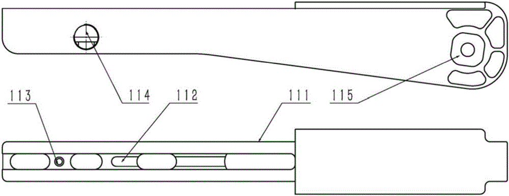 Length-adjustable storable seat armrest