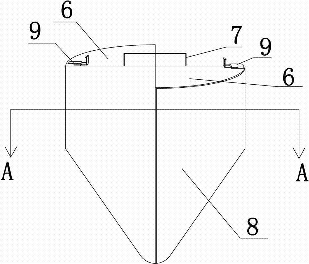 Powdery material sample riffle divider and using method thereof