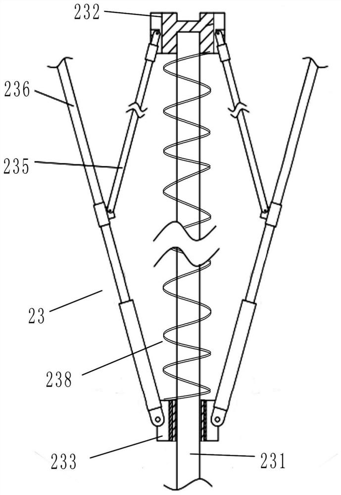 Uterine curettage device for gynecological diagnosis