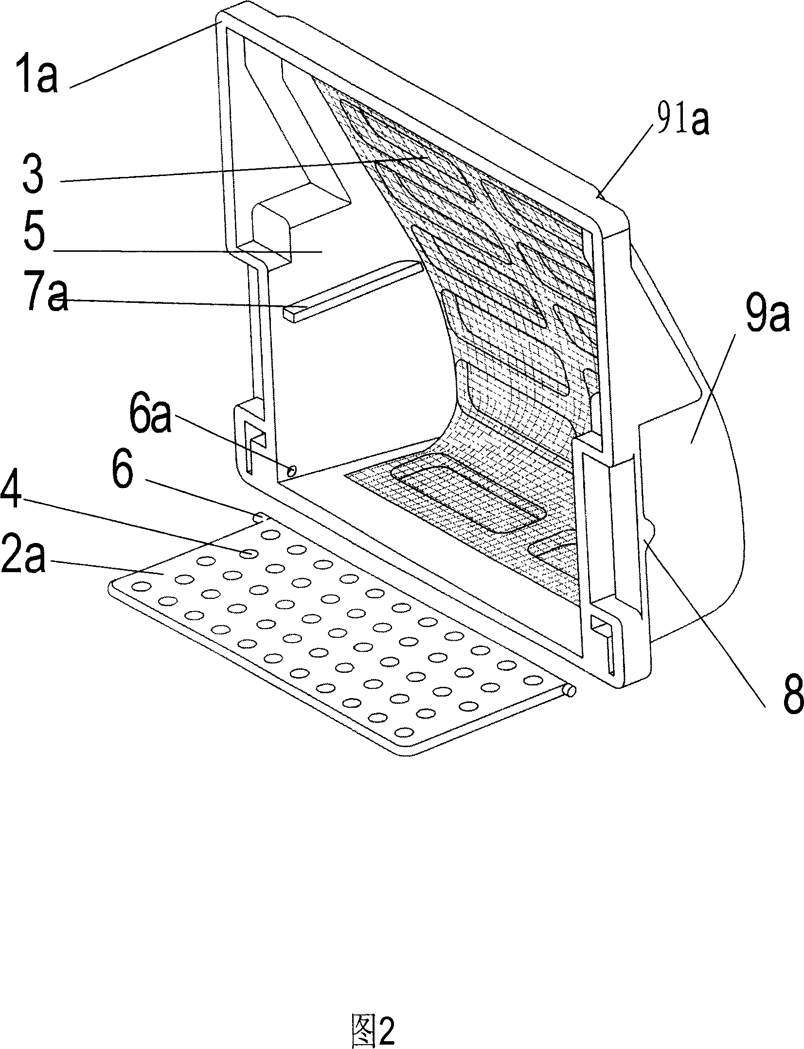 Waste water filter for washing machine