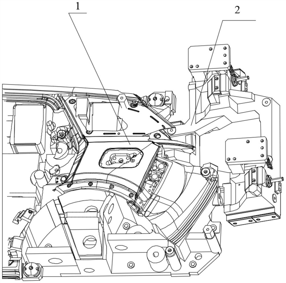 Flanging process and pre-flanging device