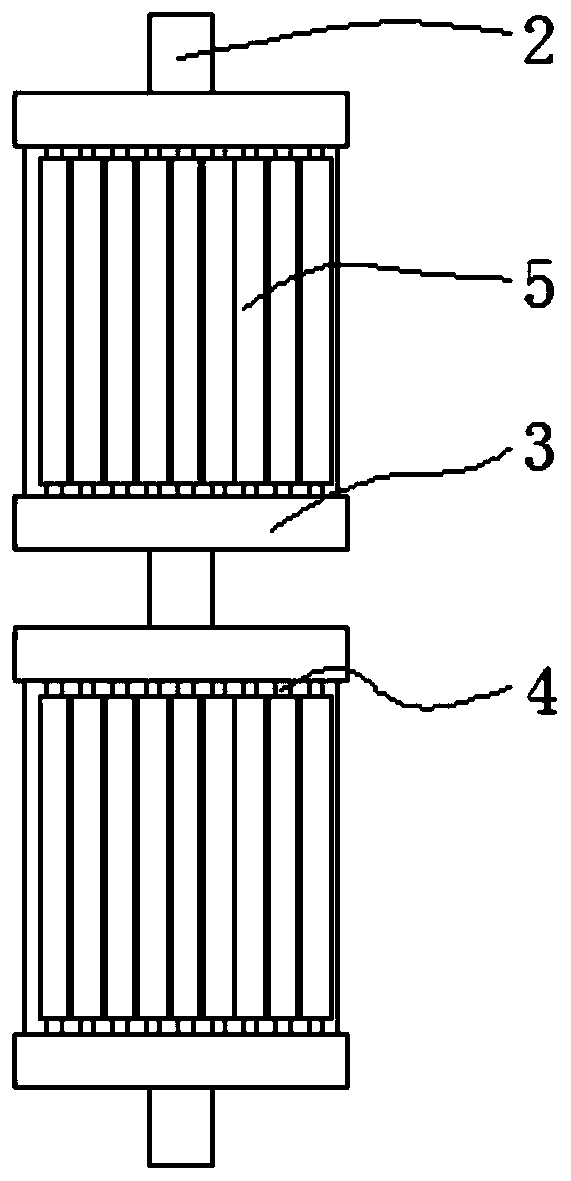 A winding device for papermaking with the function of directional setting dividing lines