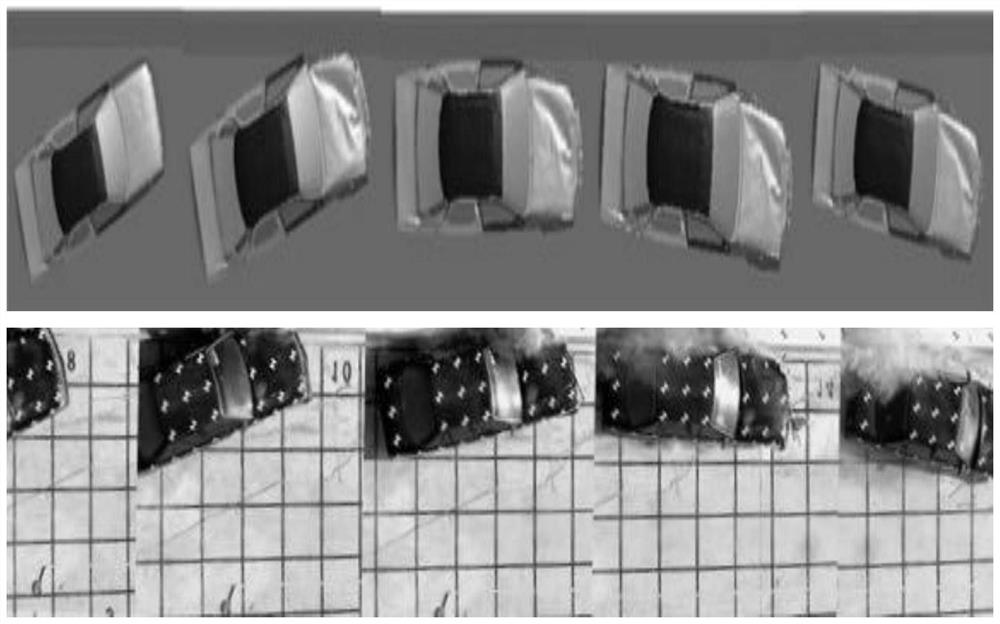 Method for testing safety performance of rigid heightened guardrail