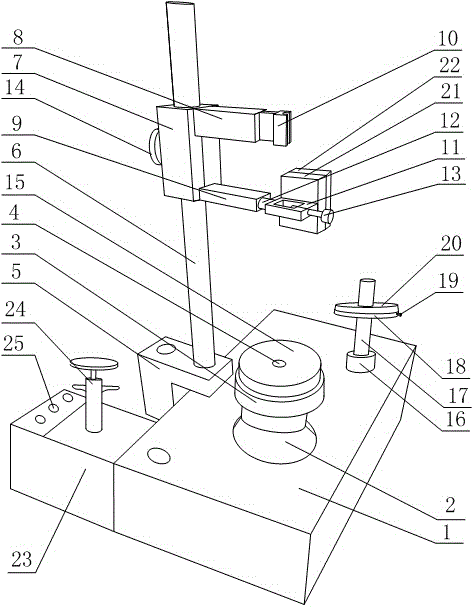 Multi-point support easily distinguishable welding line device for various kinds of electronic tubes