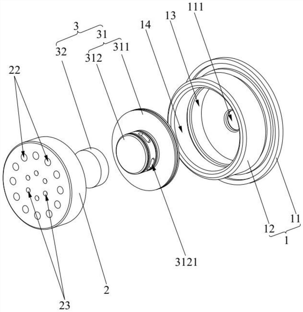 Flow-limiting valve for filling