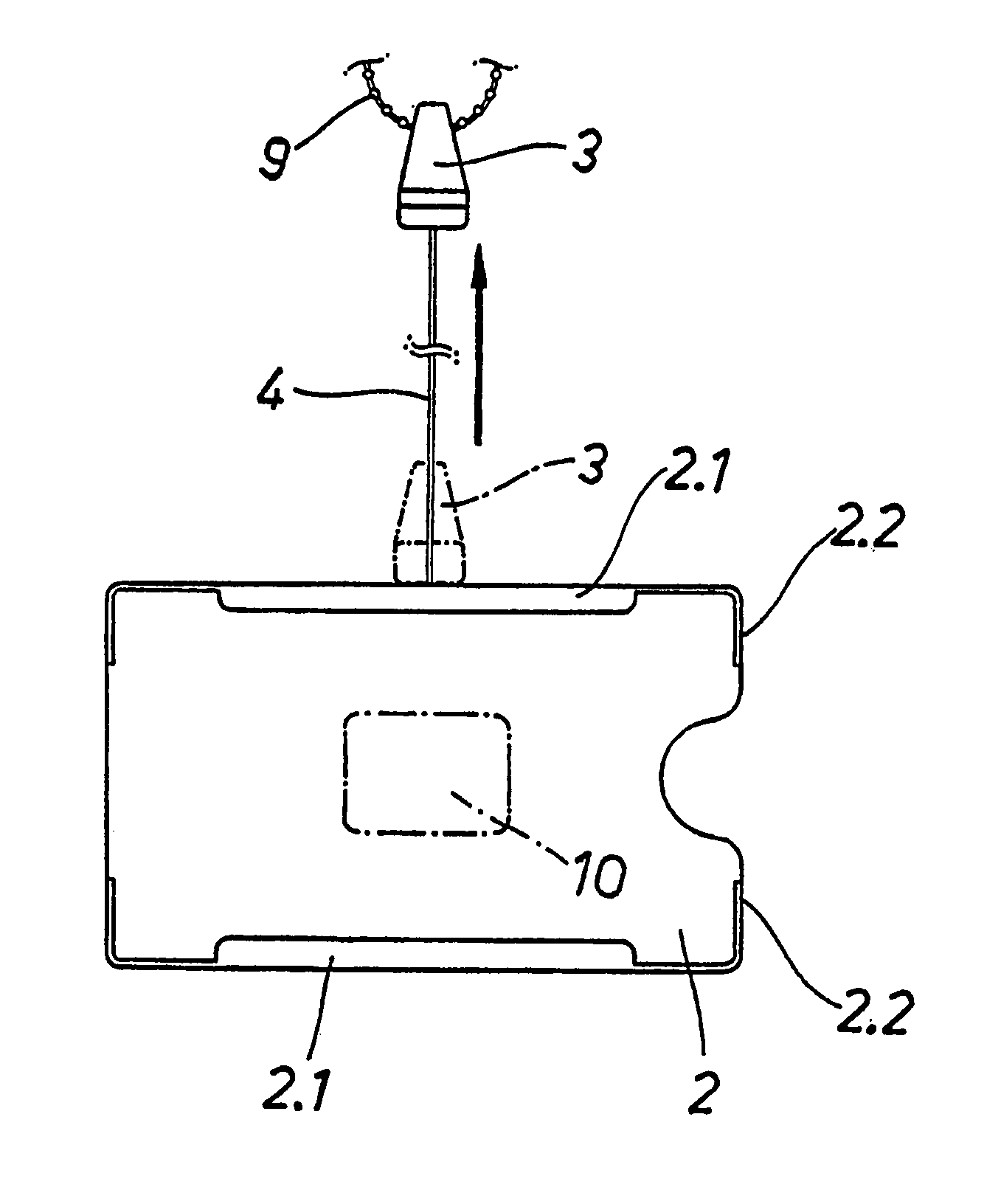 Holder for an identification card