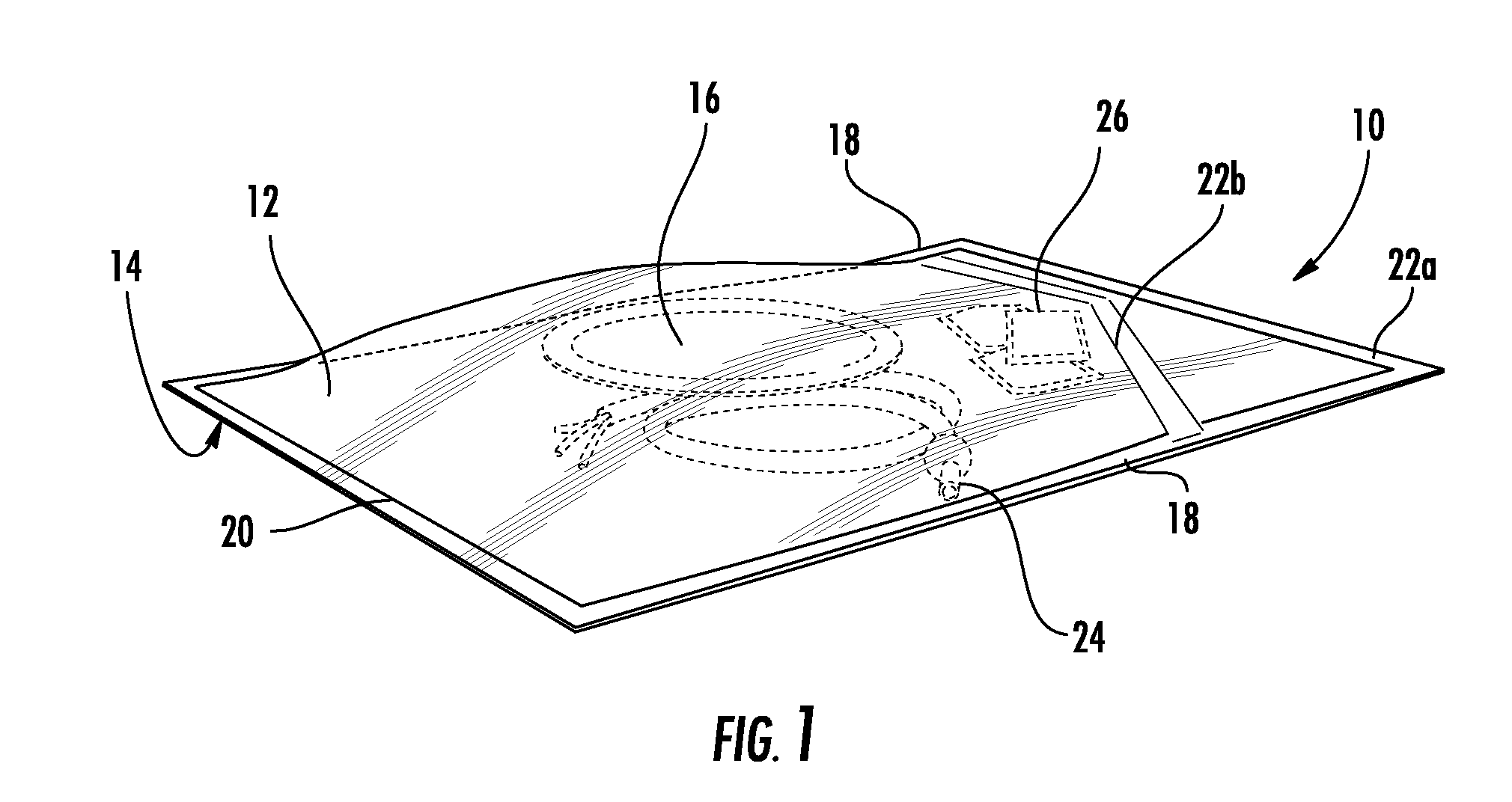 Dual compartment pouch