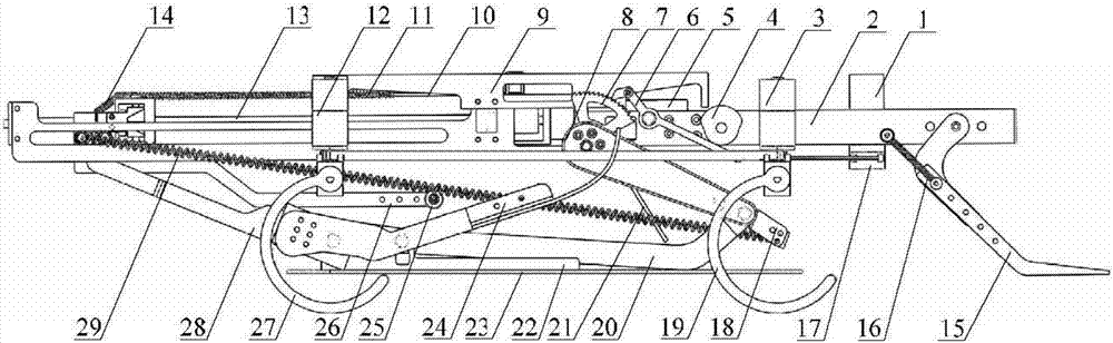 Rolling-feet type intermittent hopping robot capable of adjusting posture in the air and recycling landing energy