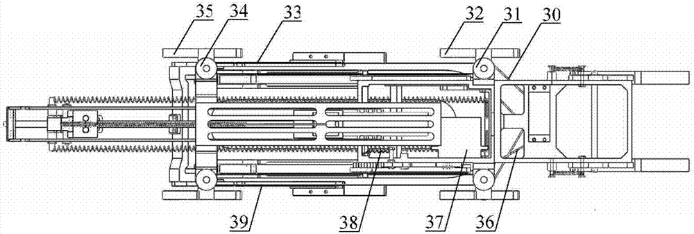 Rolling-feet type intermittent hopping robot capable of adjusting posture in the air and recycling landing energy