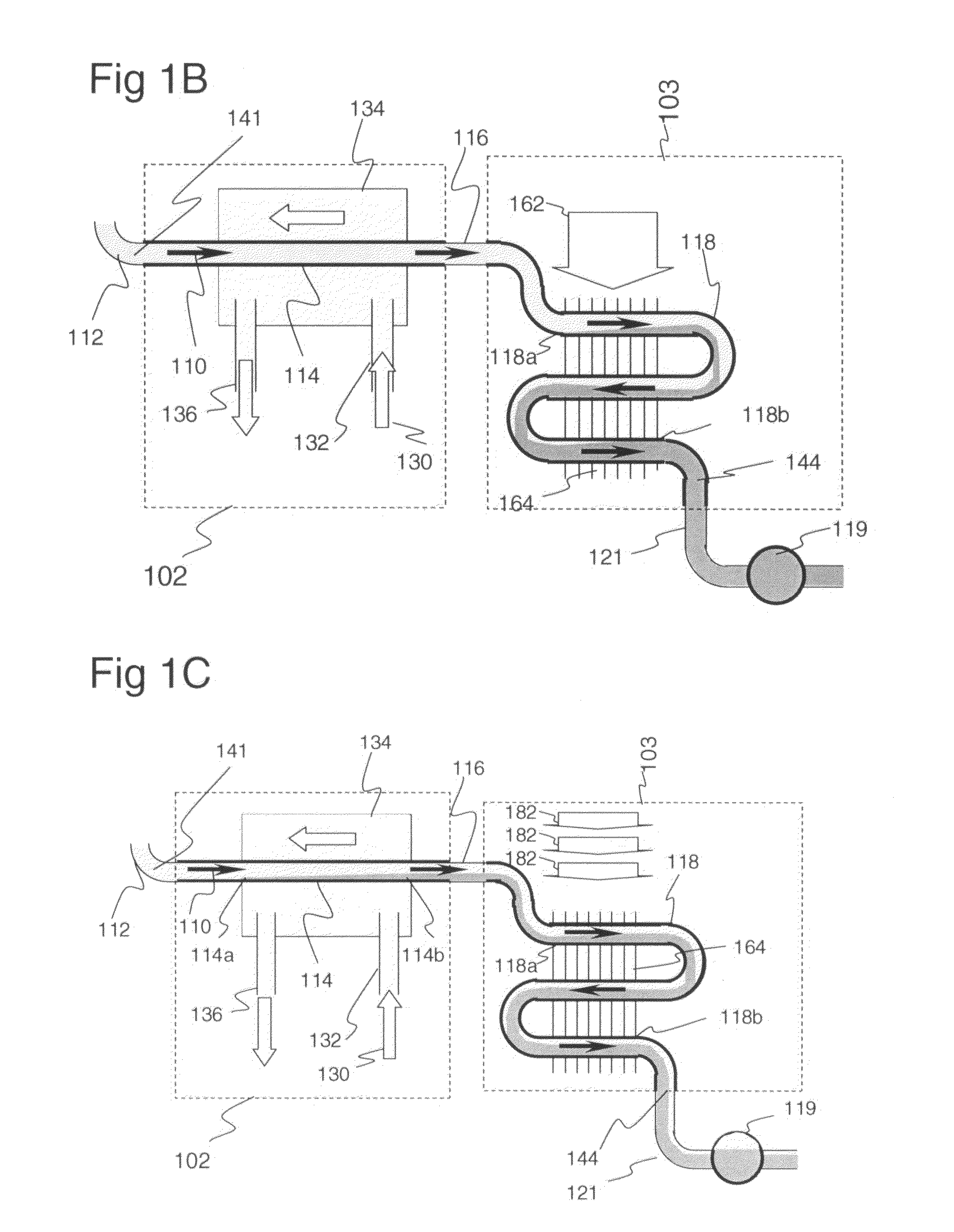 System for controlled fluid heating using air conditioning waste heat