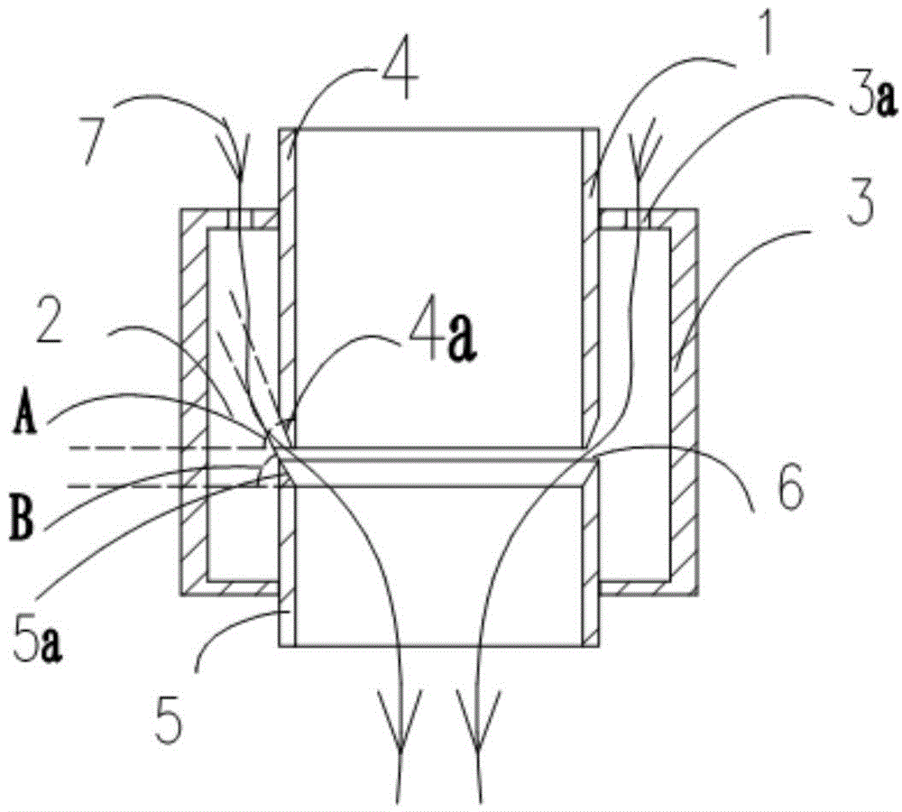 Mechanism for controlling flow directions of airflow and biomass burner using same