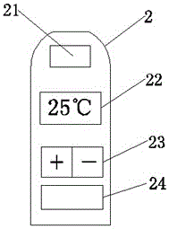 A temperature-controlled intelligent lock for anti-theft doors