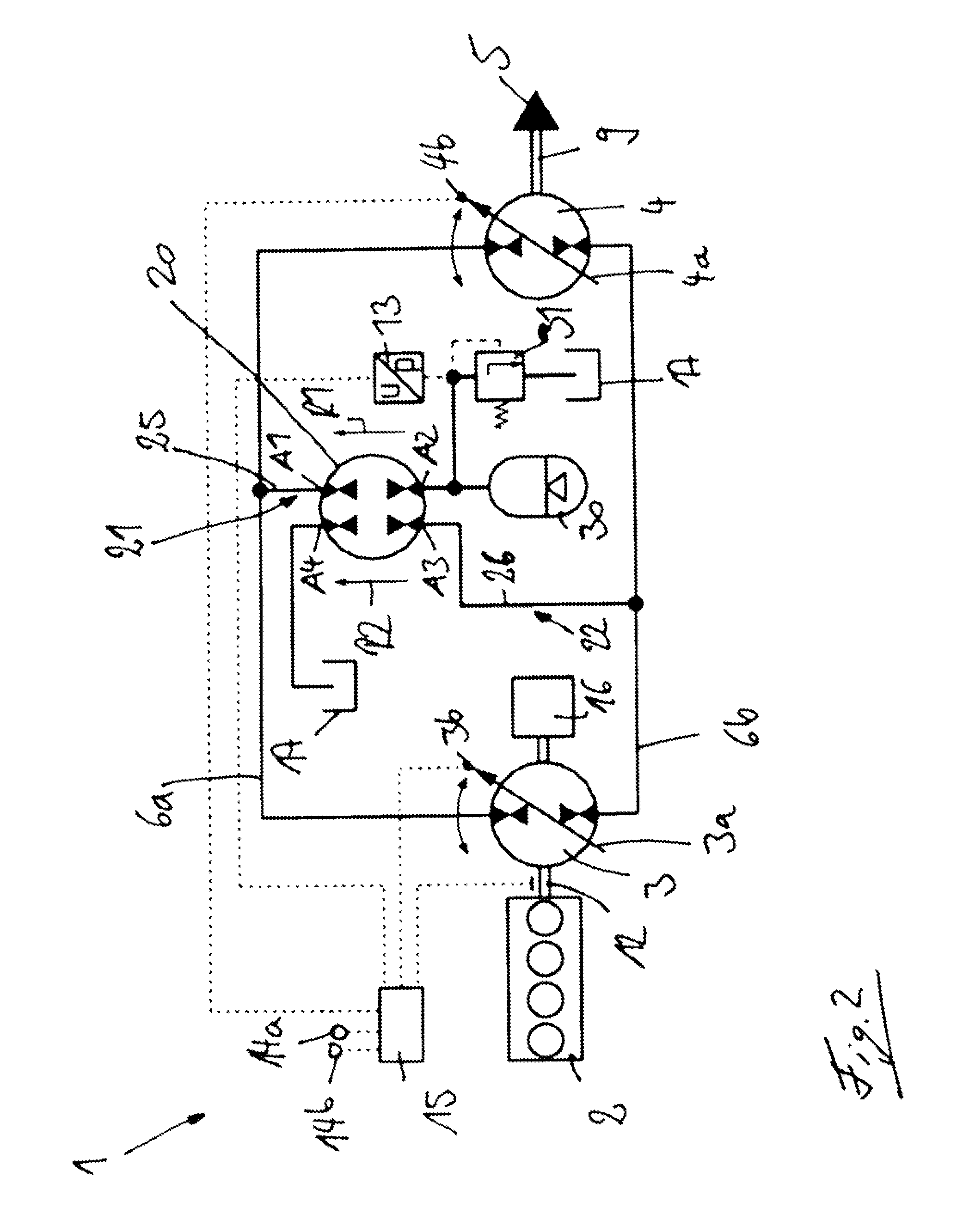 Hydrostatic Drive System In A Closed Circuit