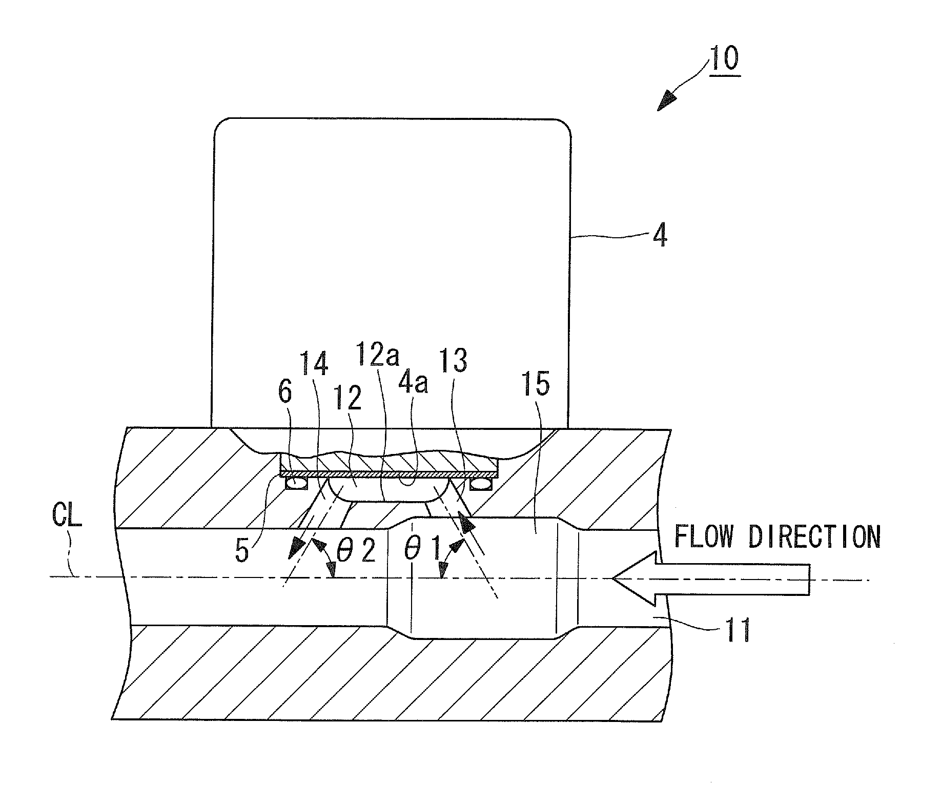 Pressure sensor, pressure-differential flow rate meter, and flow rate controller