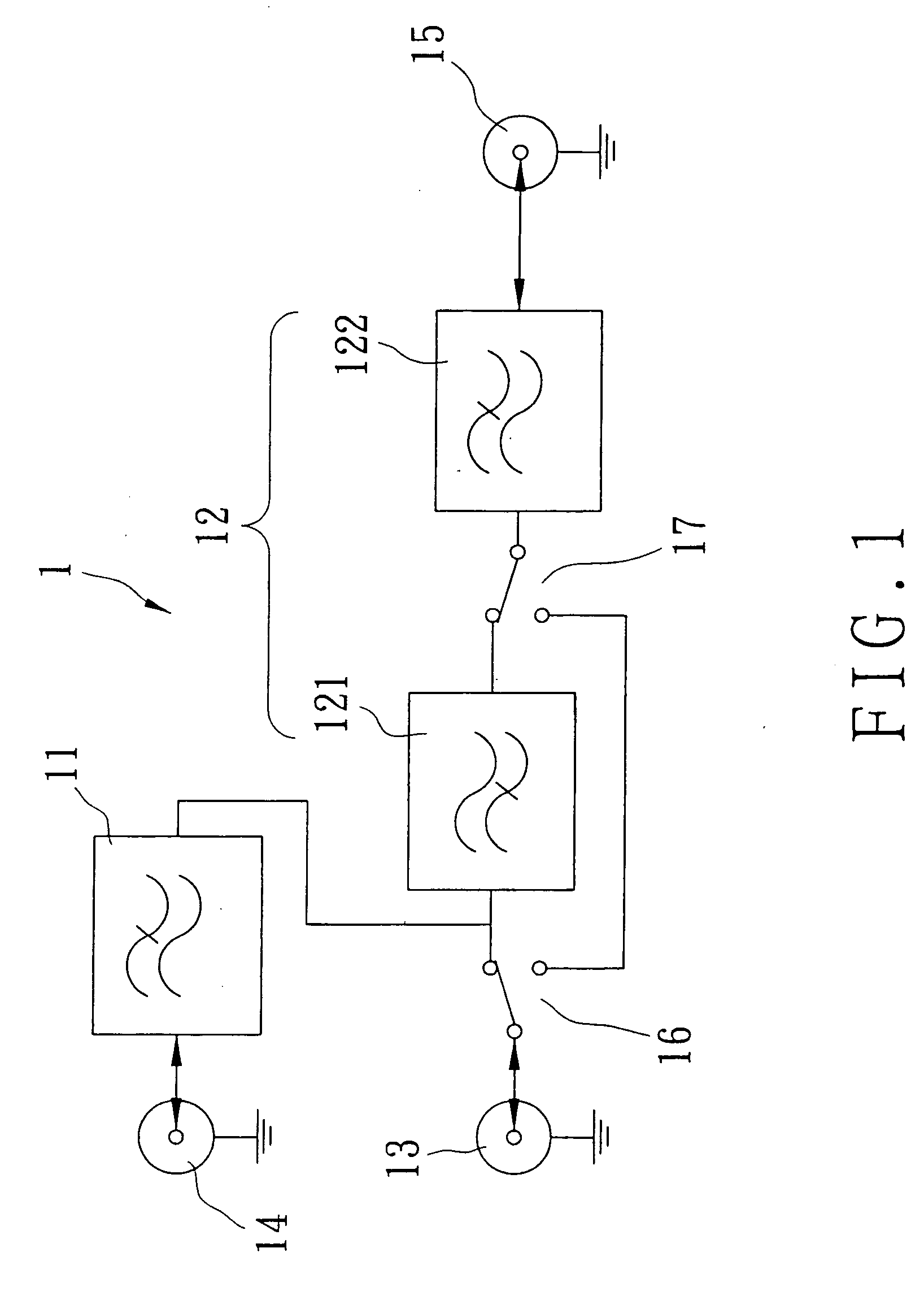 Modulized wave filter