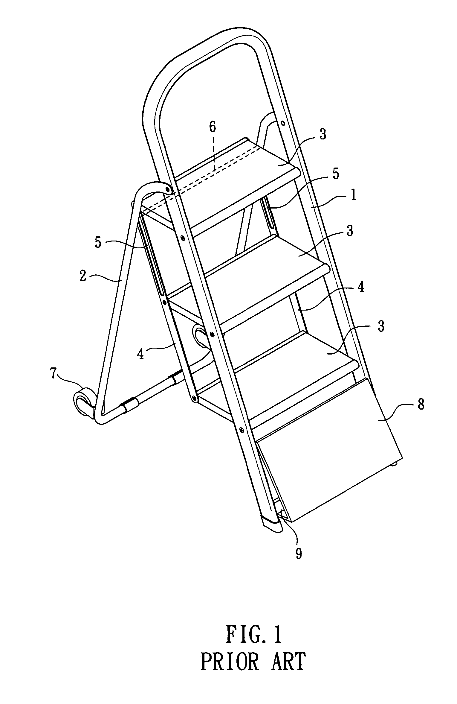 Combination hand truck ladder