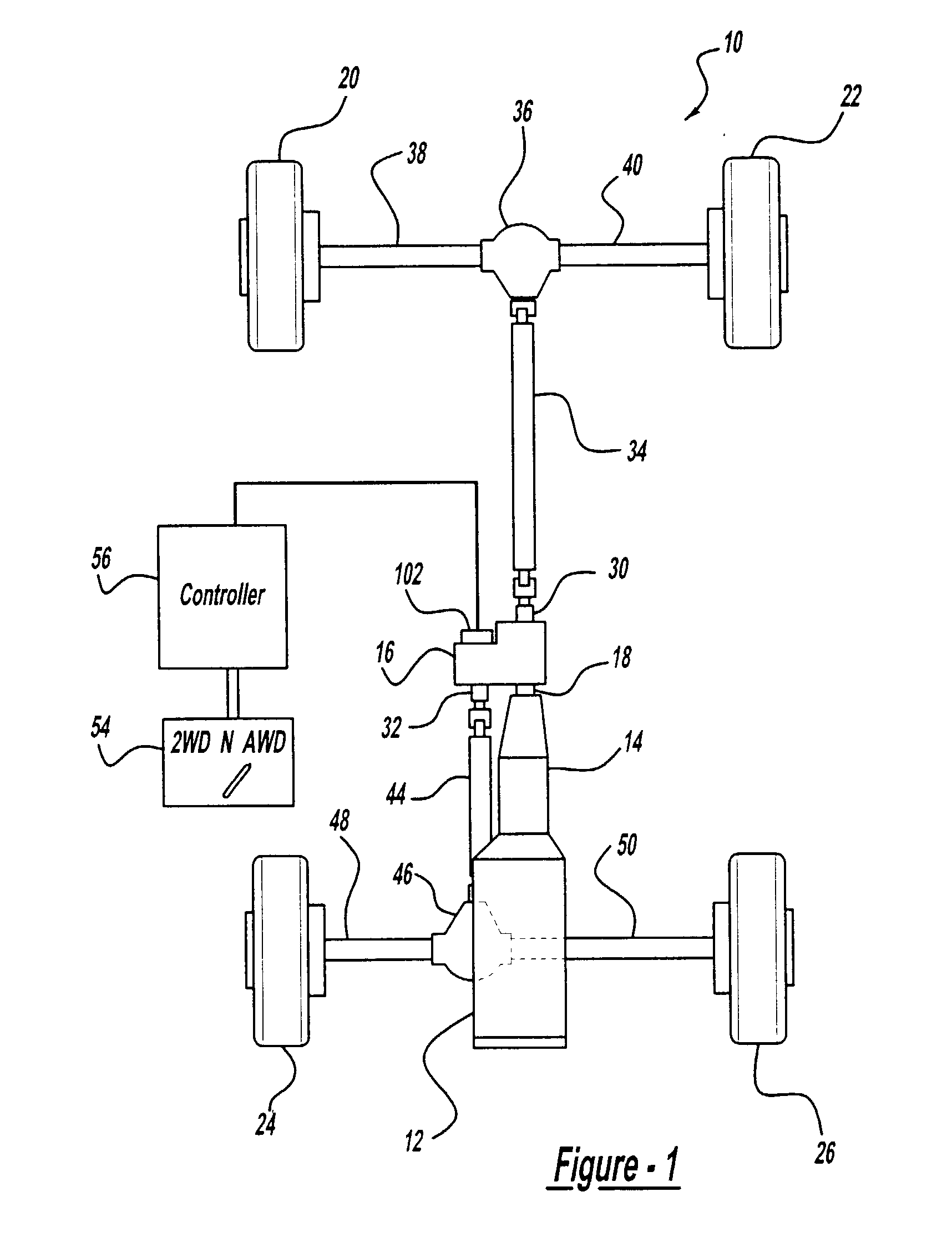 Transfer case with synchronizer clutch