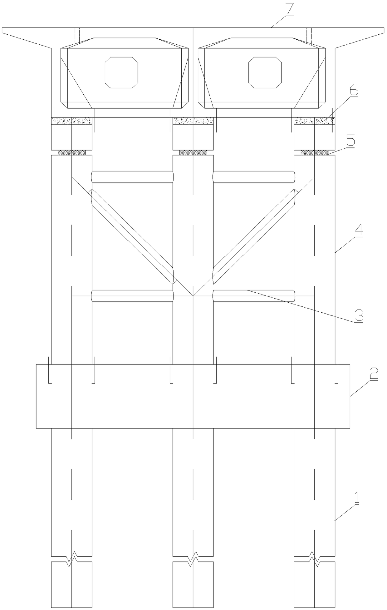 Construction method of parallel operation of steel pipe arch construction, laying and erecting