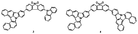 Delayed fluorescent material and preparation method thereof and device prepared by using material