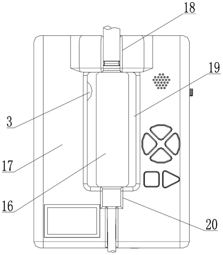 Infrared light liquid drop detection device and method