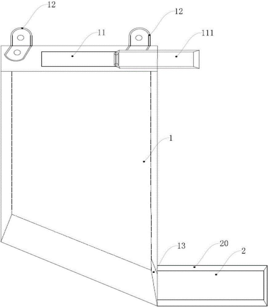 Clamp storing and taking device