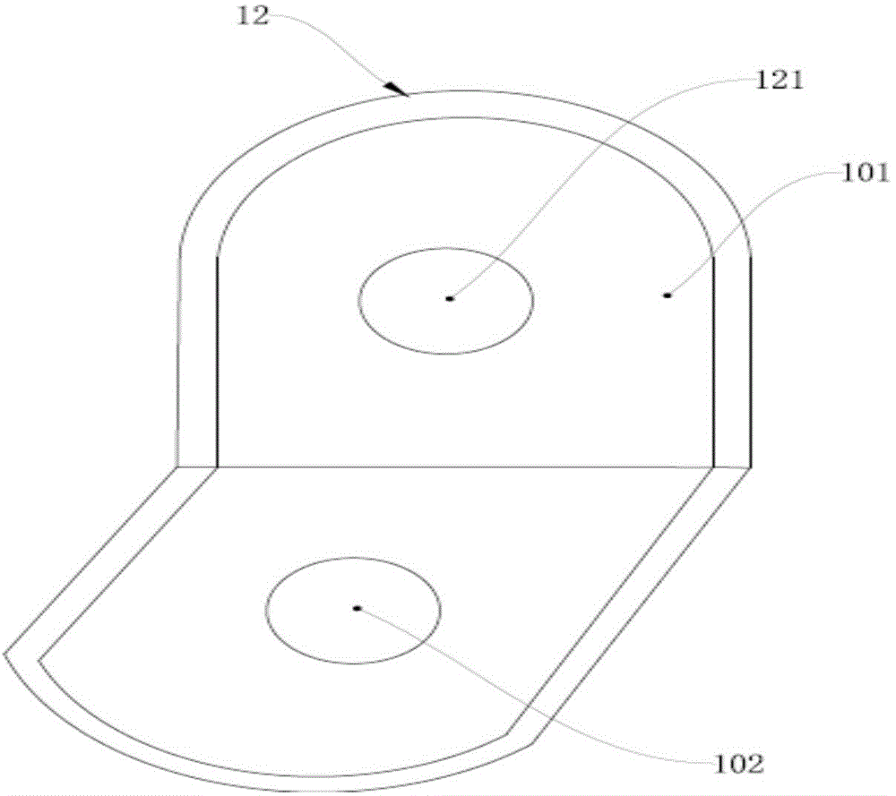 Clamp storing and taking device