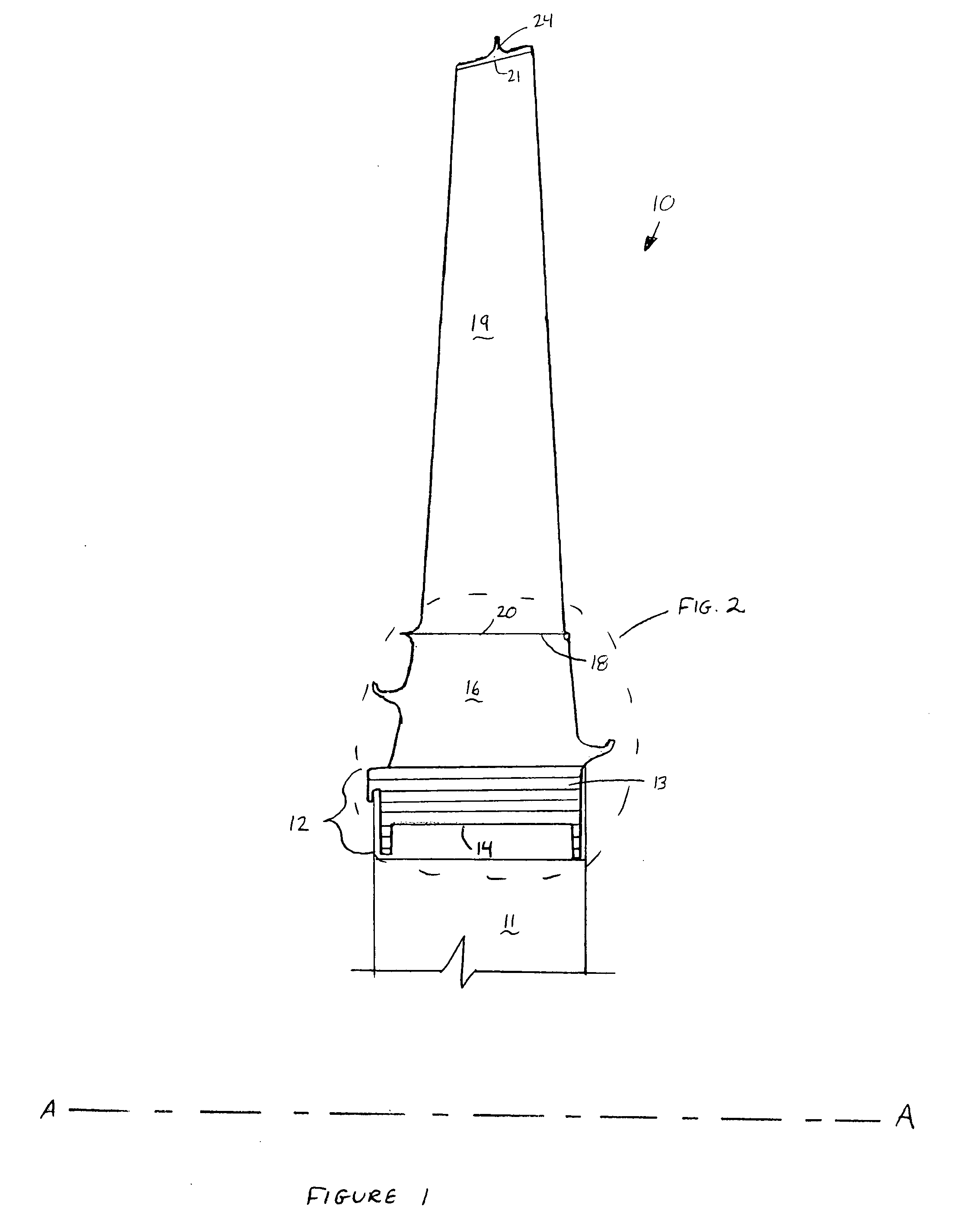 Turbine blade attachment lightening holes