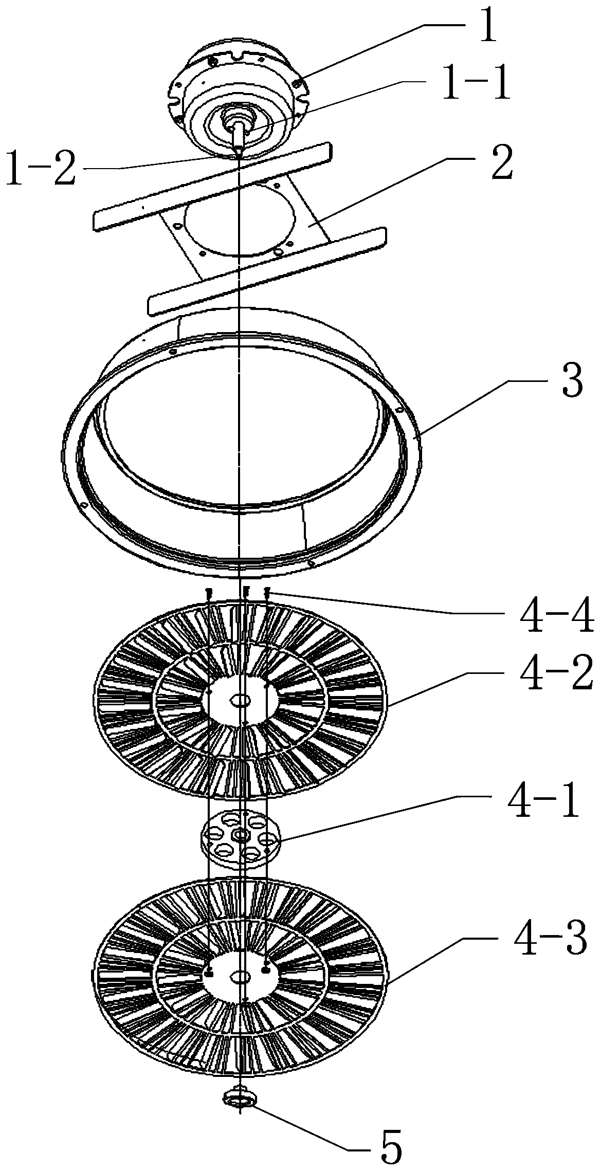 Pressurizing dynamic physical interception oil smoke purification and separation device