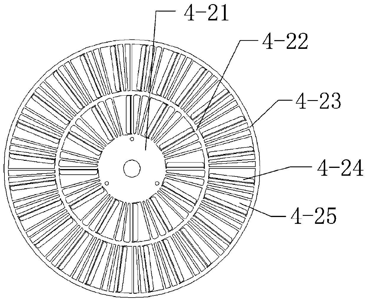 Pressurizing dynamic physical interception oil smoke purification and separation device