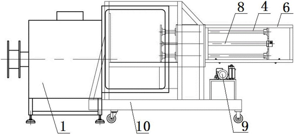 Ceramic fiber module extruder