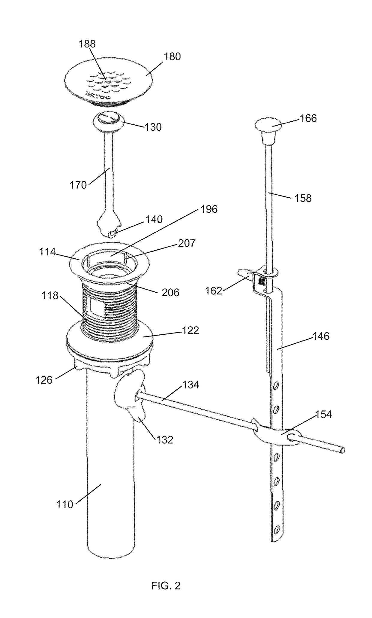 Wastewater drain stopper system