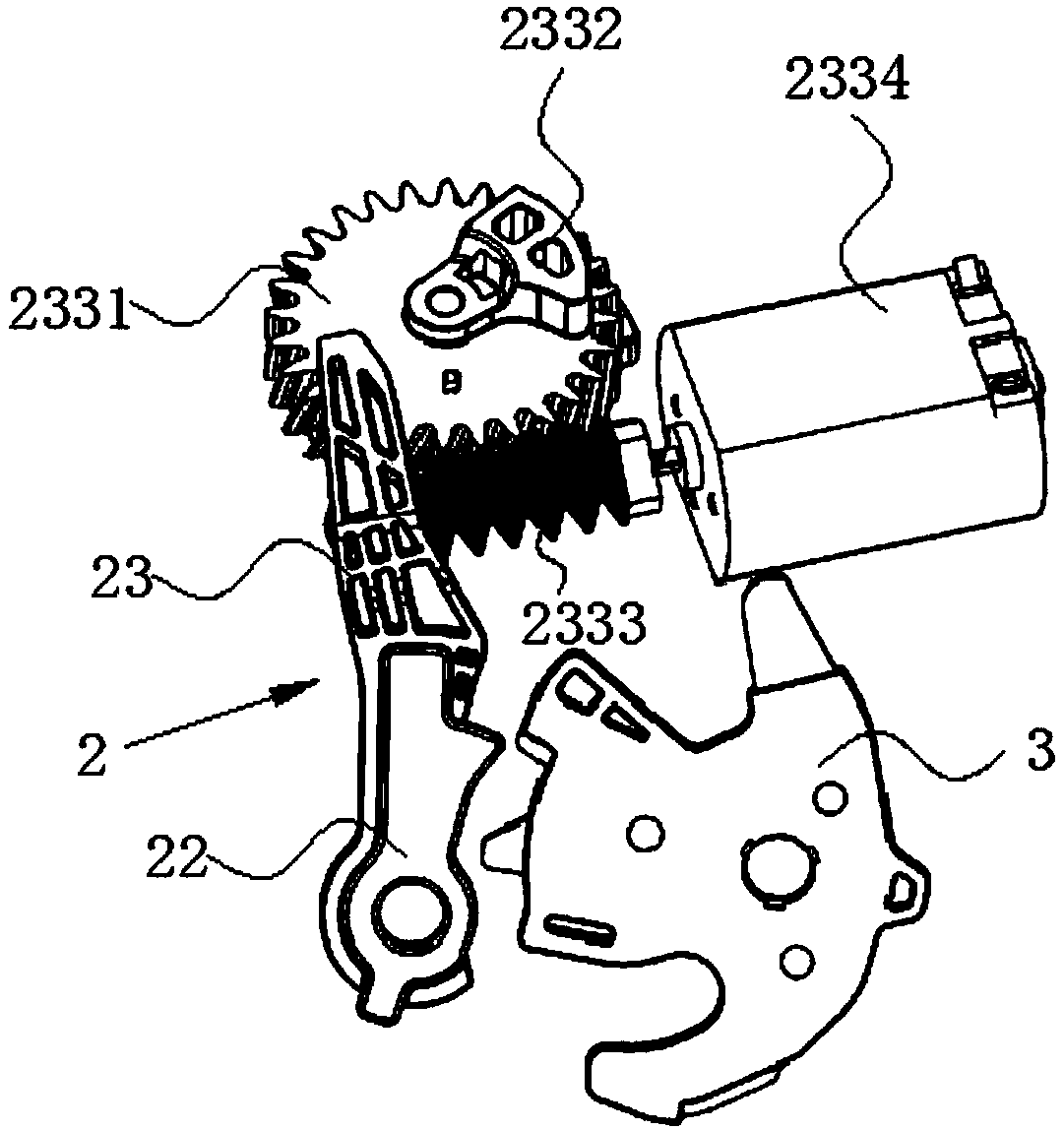 Electric unlocking device for automobile door lock