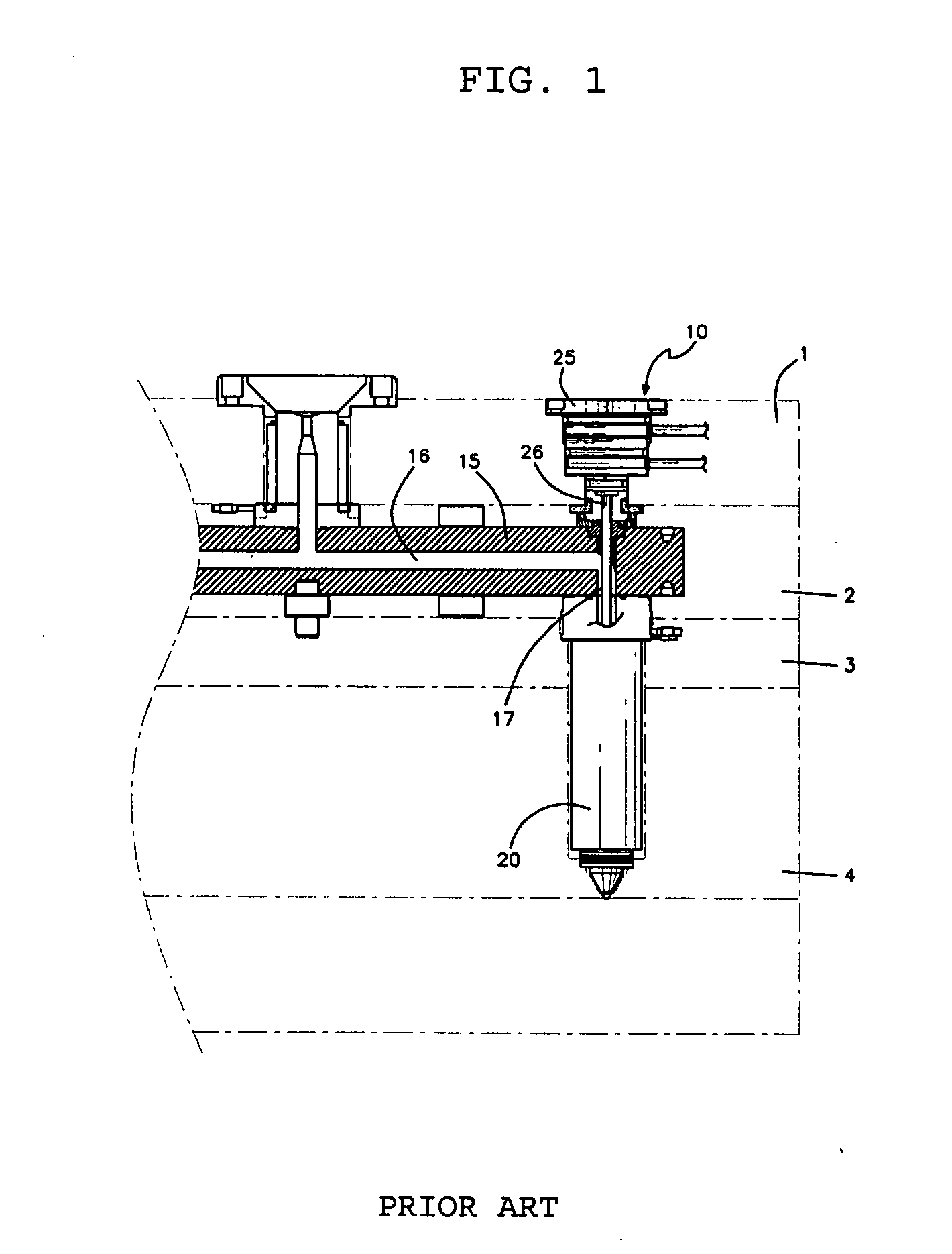 Hot runner system for injection molding machine