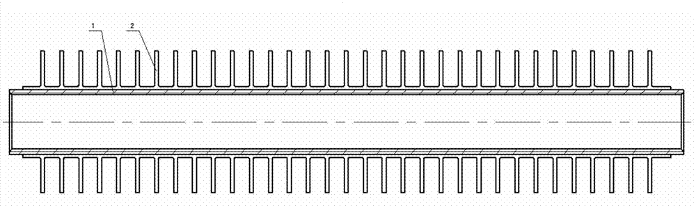 Reinforced heat transferring element