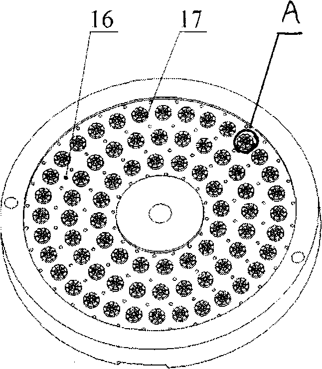 Superfine polyester-nylon composite spinning component