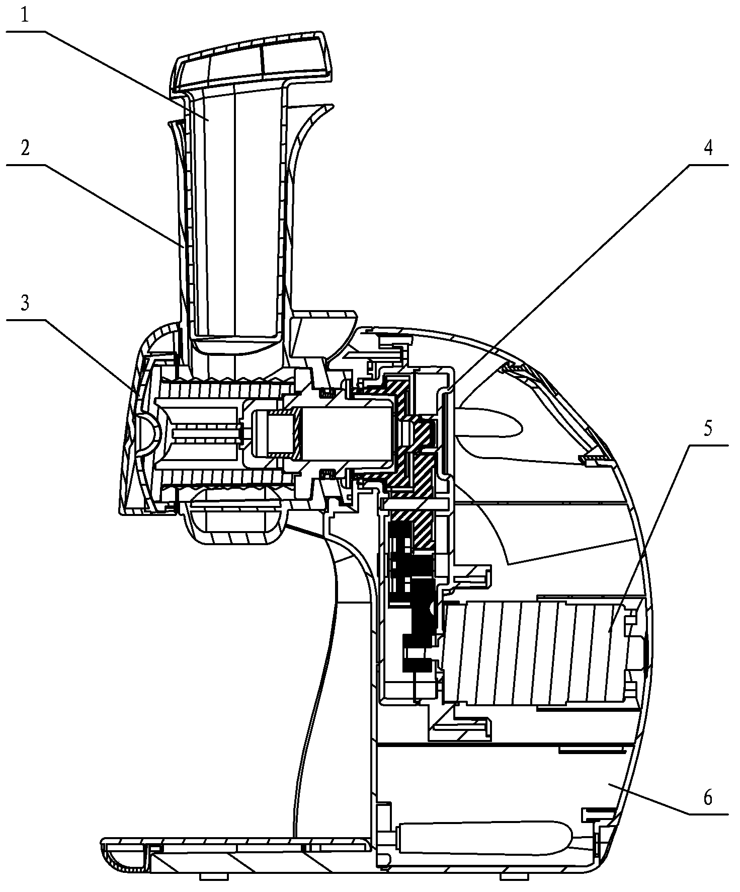 Fruit ice cream machine