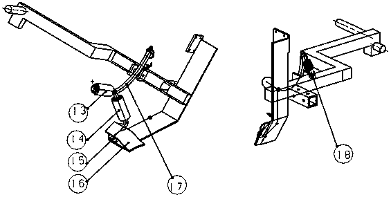 Liquid-spray embedded roller mulching film laying device