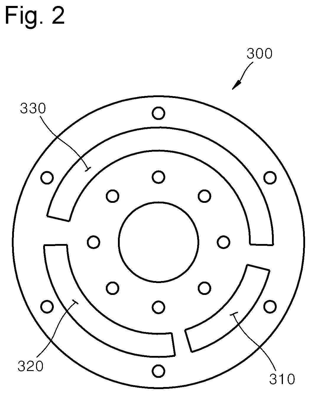 Partial admission operation turbine apparatus for improving efficiency of continuous partial admission operation and method for operating turbine apparatus using same