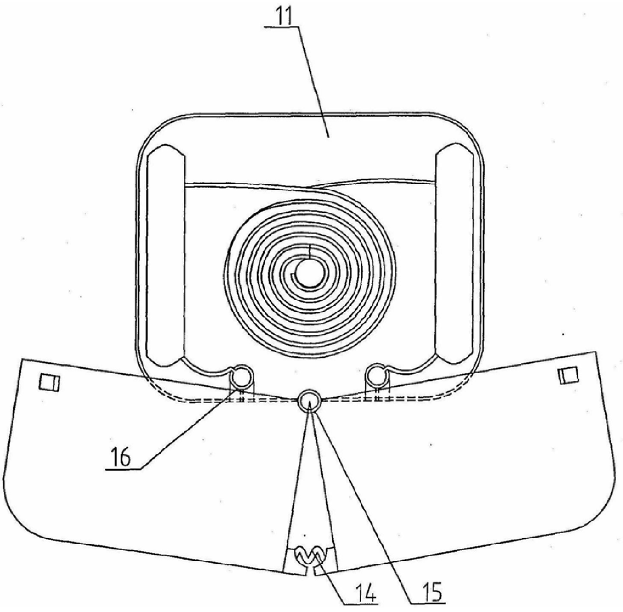 Cable floating ball throwing device for submersible