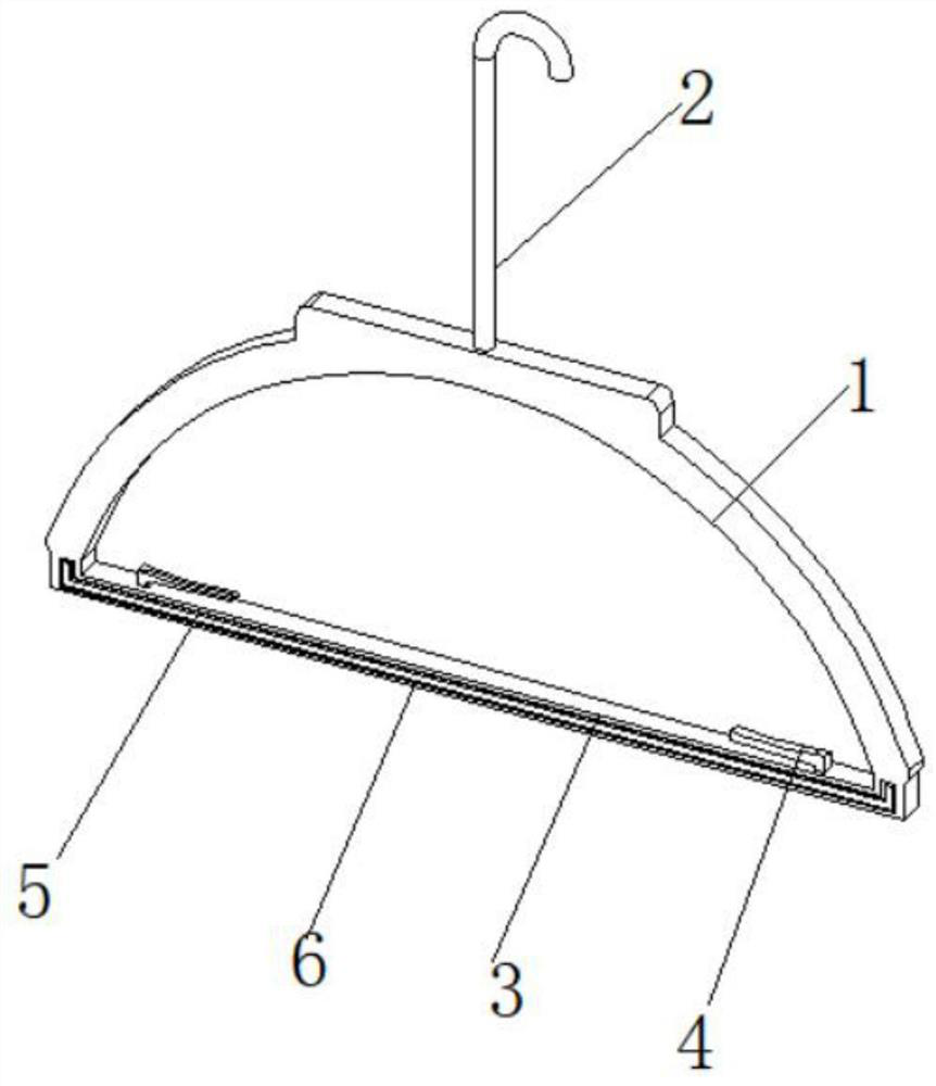 Tiled airing wooden clothes hanger for upper clothes in summer