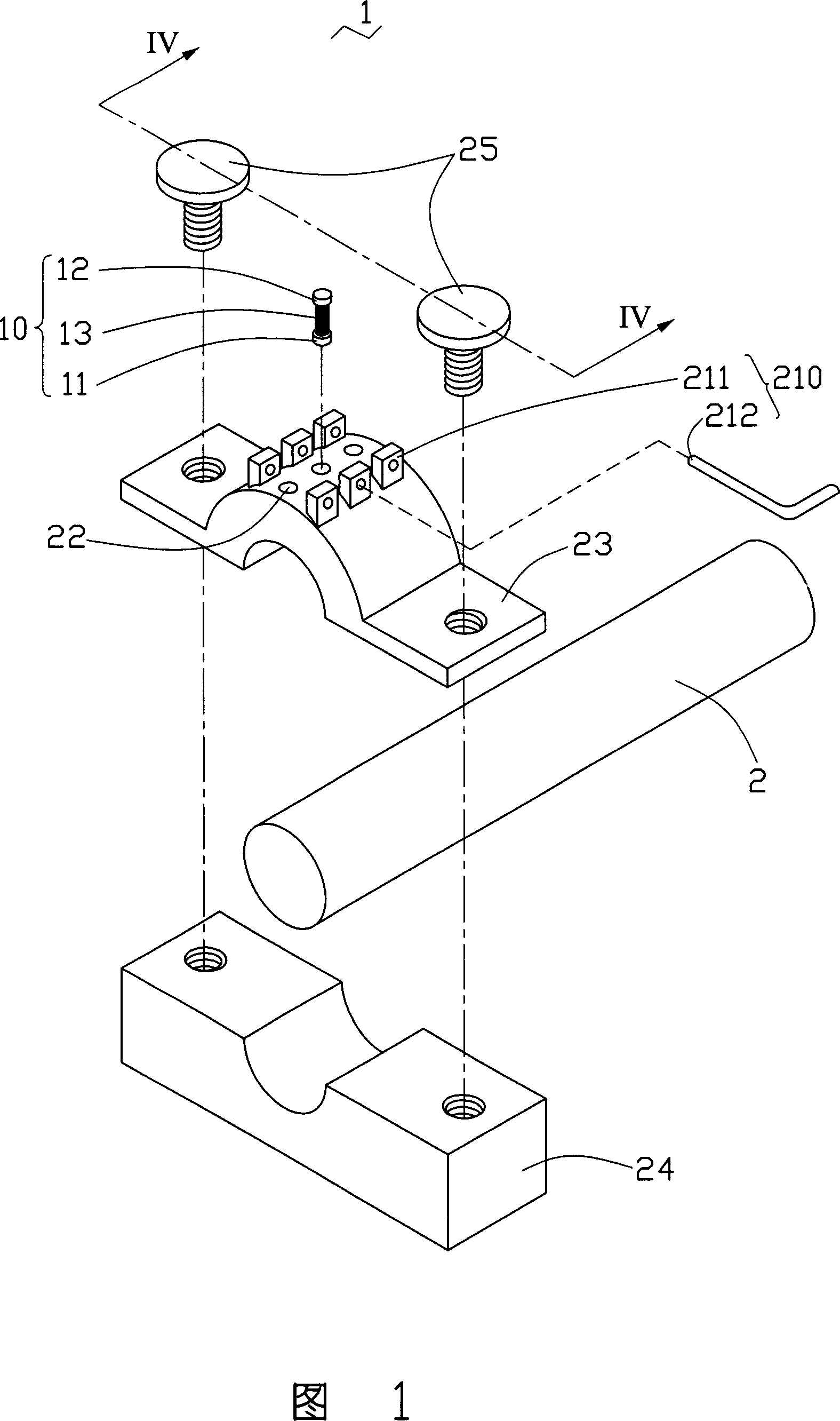 Temperature measuring device and heat tube measuring system