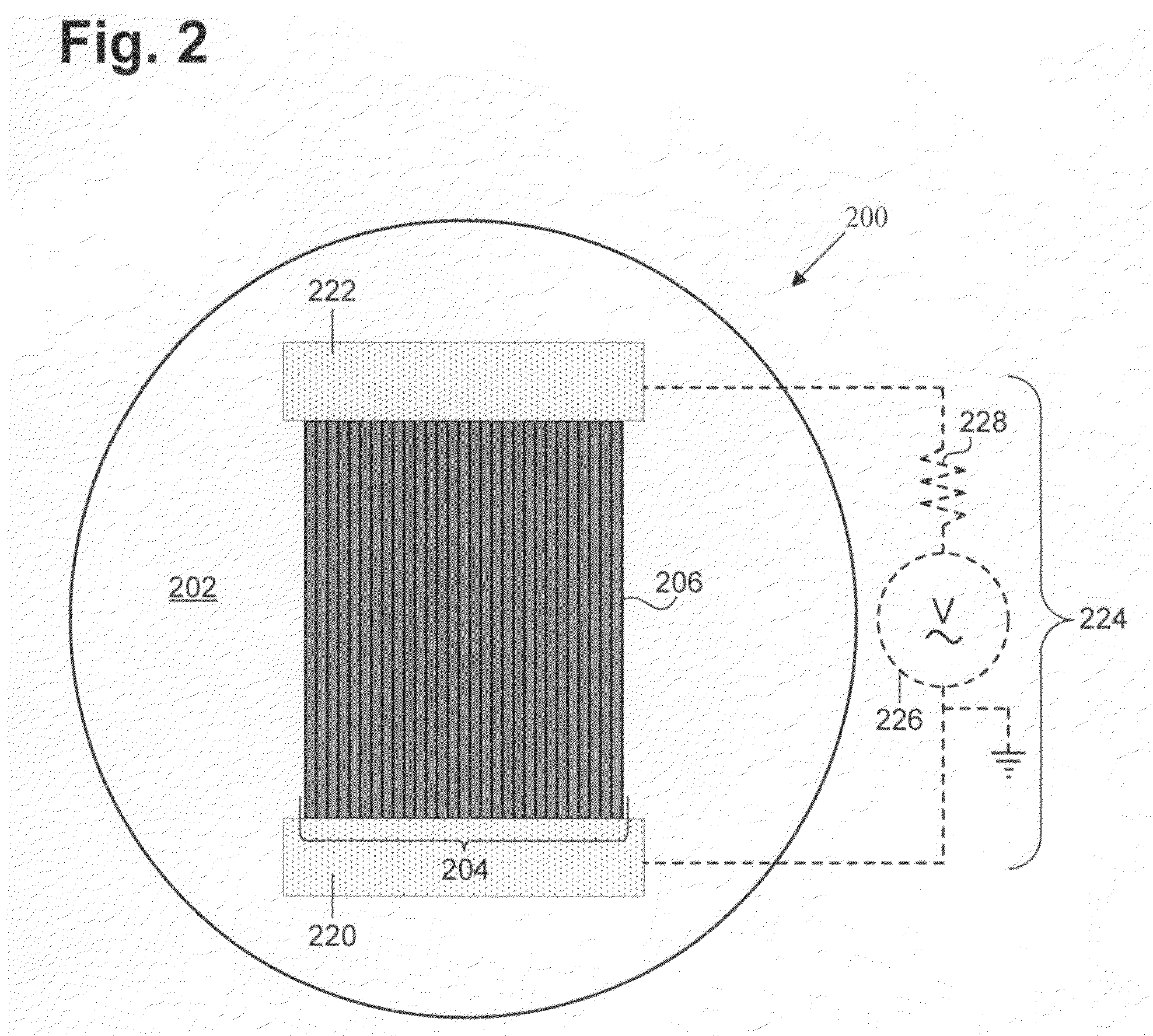 Optical polarizer with nanotube array