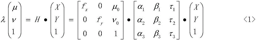 Method for carrying out augmented reality on virtual reality glasses by utilizing monocular camera of mobile phone