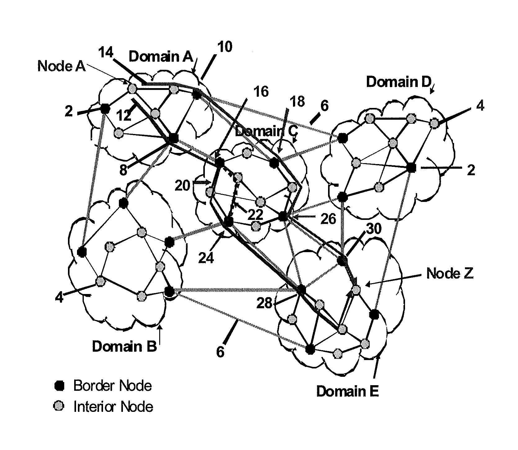 Signaling protocol for multi-domain optical networks