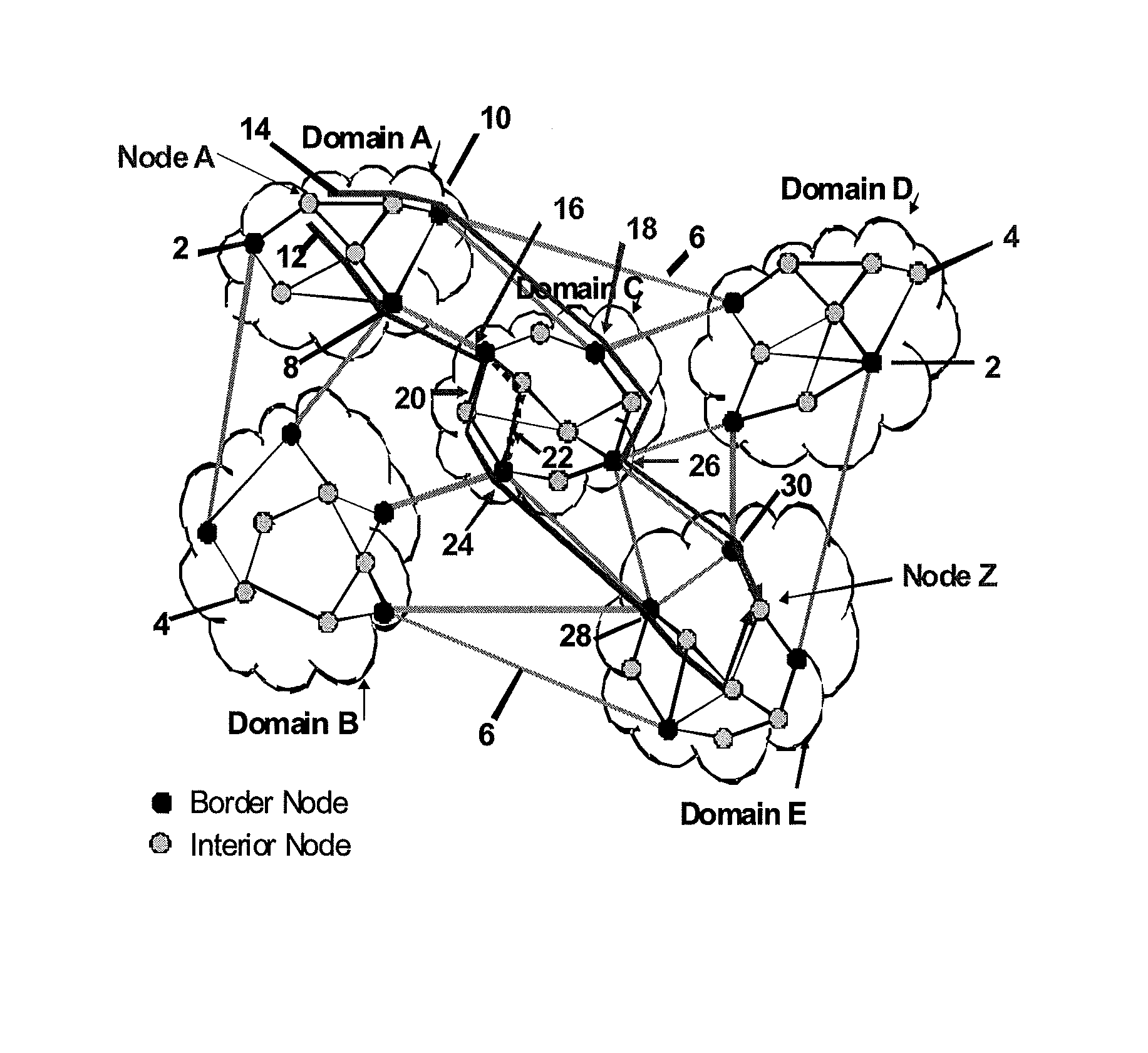 Signaling protocol for multi-domain optical networks