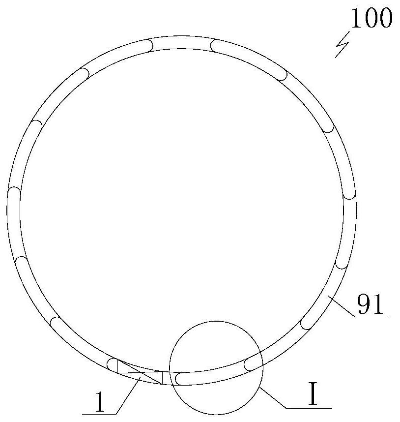 Underground continuous wallboard structure