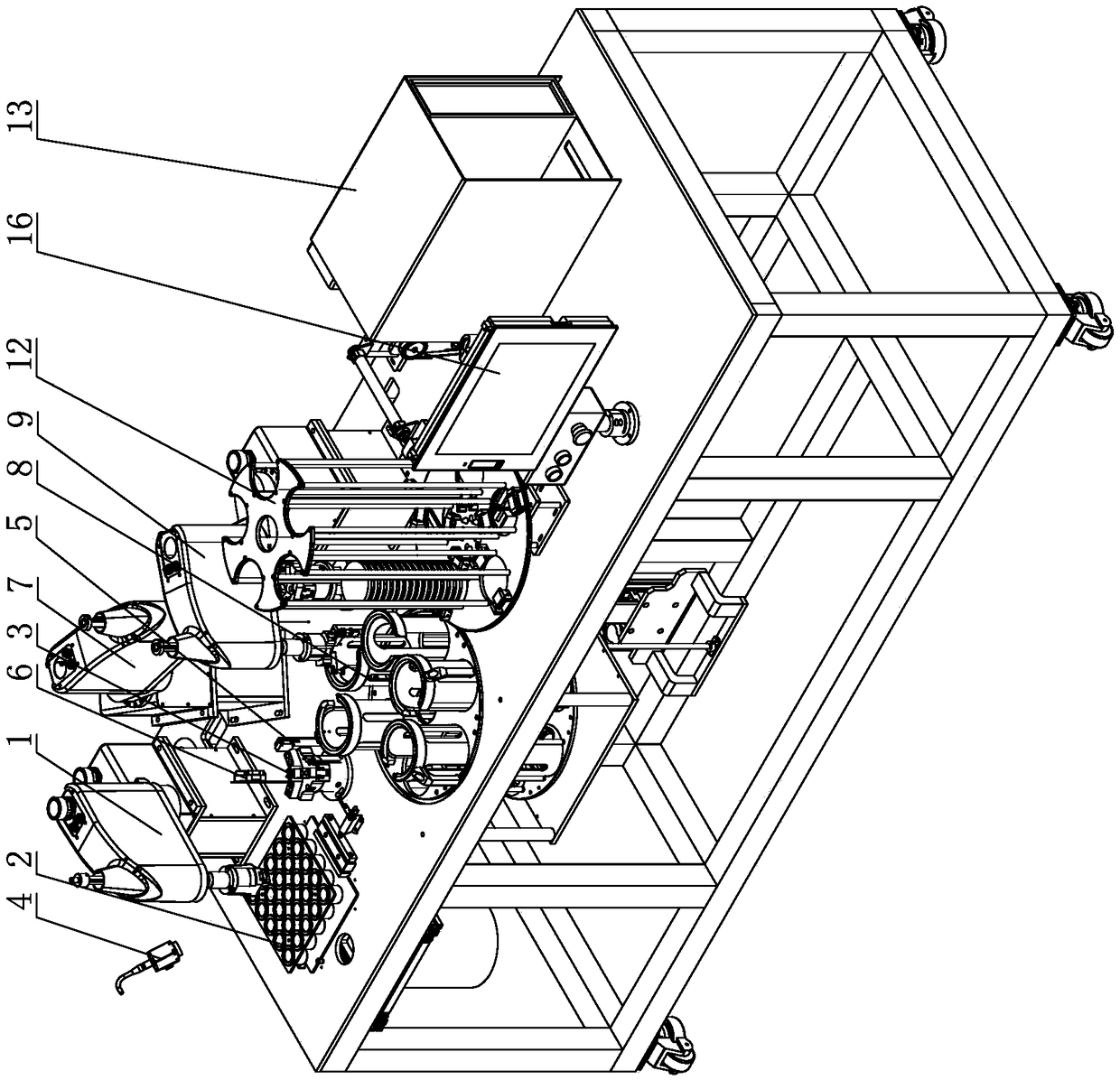 Microbial sample pretreatment intelligent robot