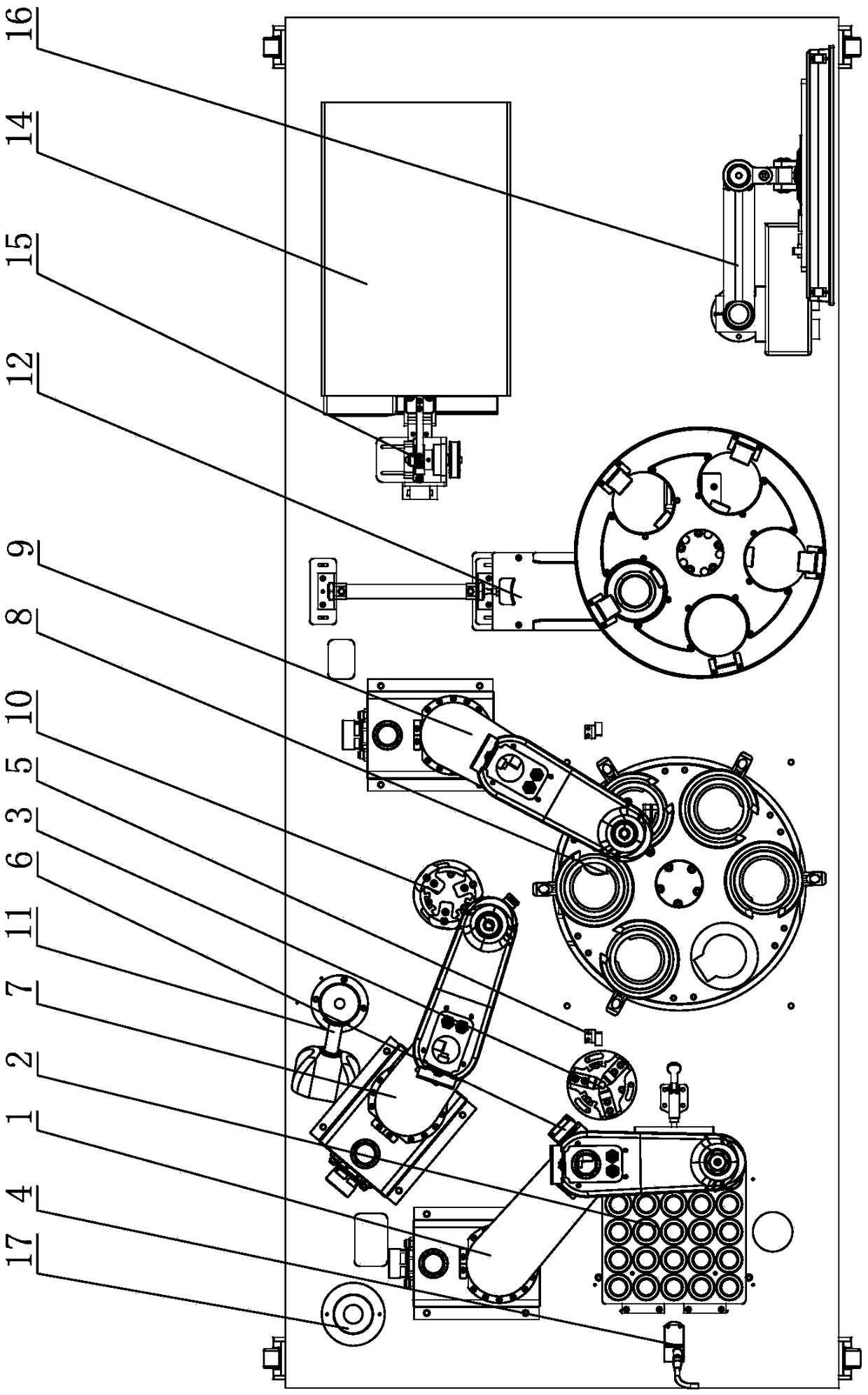 Microbial sample pretreatment intelligent robot